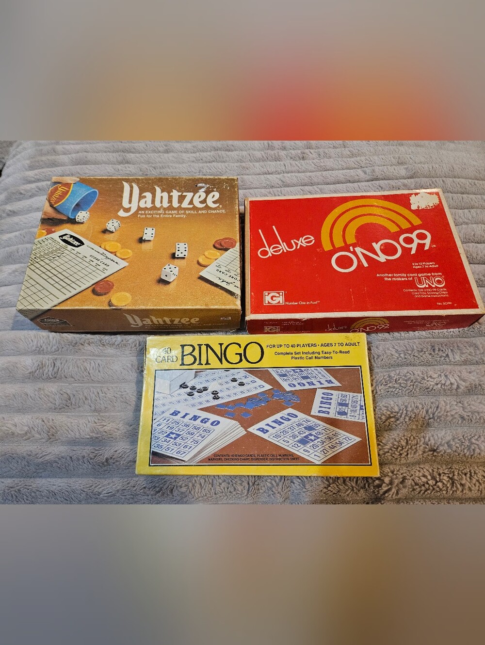 Vintage Family Game Night Bundle (Set of 3)
